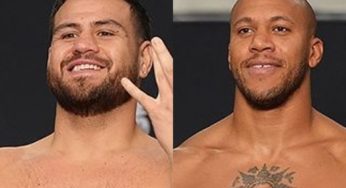 Tai Tuivasa fica no limite dos pesados, mas confirma luta com Ciryl Gane em pesagem do UFC Paris