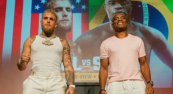 De fã a rival: Jake Paul divulga registro de 13 anos atrás, em que ‘tieta’ Anderson Silva