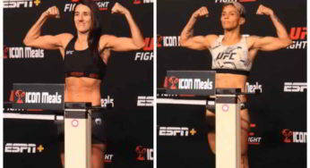 Marina Rodriguez e Amanda Lemos batem peso e confirmam duelo brasileiro no UFC Las Vegas 64