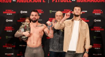 Patricky Pitbull defende cinturão dos leves contra Usman Nurmagomedov no Bellator 288, nesta sexta