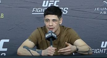 Alvo de ‘chuva de objetos’ no UFC 283, Brandon Moreno abre o jogo e revela sua opinião sobre o incidente