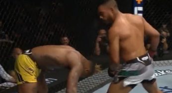 VÍDEO: Estreante brasileiro aplica joelhada brutal, apaga adversário e leva fãs à loucura no UFC 283