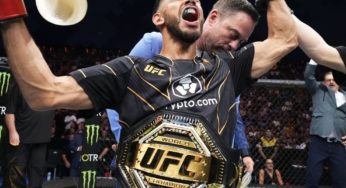 Yair Rodriguez finaliza Josh Emmett em luta eletrizante e conquista cinturão interino dos penas no UFC 284