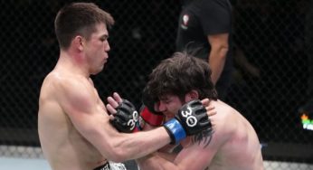 Recordista de vitórias do Ultimate, veterano resiste a golpes e quase finaliza, mas é superado no UFC Vegas 69