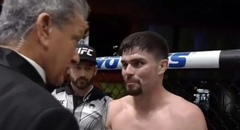 VÍDEO: Estreante do UFC fica frente a frente com Bruce Buffer e não segura emoção