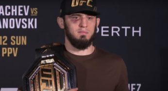 Islam Makhachev se autodenomina ‘o melhor lutador do mundo’ após vitória no UFC 284