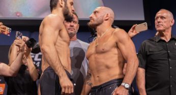 Khabib quebra silêncio e reage à escolha de Volkanovski como desafiante de Makhachev no UFC 294