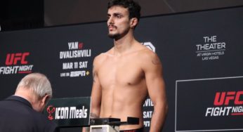 Ricardo Carcacinha falha, mas esquadrão brasileiro bate o peso e confirmam lutas no UFC Las Vegas