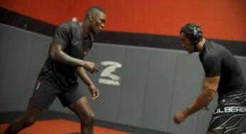 VÍDEO: Adesanya faz treino intenso às vésperas do UFC 287 e pratica defesas e tentativas de queda