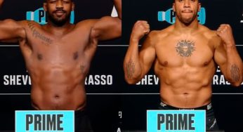 Jon Jones e Ciryl Gane batem o peso e confirmam disputa de cinturão no UFC 285