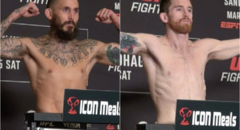 Marlon Vera e Cory Sandhagen batem o peso e confirmam luta principal do UFC San Antonio