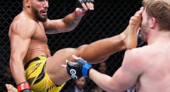 Estreante no Ultimate, Vitor Petrino vence em luta alucinante e mantém invencibilidade no UFC Las Vegas