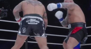 VÍDEO: Com efeito retardado, ‘gigante’ desaba em massacre no ‘Boxe das Lendas’