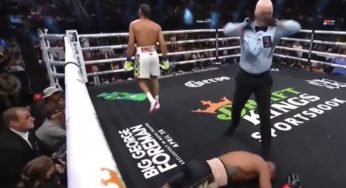 VÍDEO: Yamaguchi Falcão sofre duro nocaute em disputa de cinturão no boxe