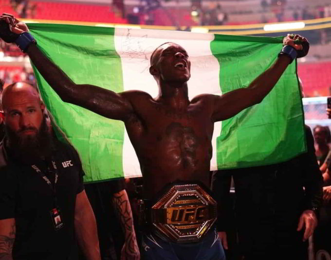 Israel Adesanya UFC 287 Instagram 2