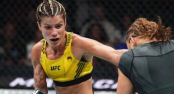 Luana Pinheiro vence duelo apertado contra Michelle Waterson no UFC 287 e se aproxima do top-10 do peso palha