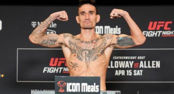 Com cinco brasileiros no card, Max Holloway e Arnold Allen se enfrentam em luta principal do UFC Kansas City