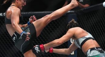 Ex-campeã no LFA, Jaqueline Amorim começa bem, mas cede virada e perde em estreia no UFC 287