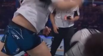 VÍDEO: Peso pesado simula ‘surra’ em treinador em comemoração de vitória no UFC 288