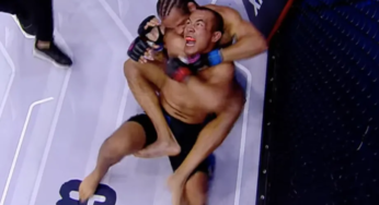 VÍDEO: Brasileiro morde orelha de rival e é desclassificado em evento de MMA no Cazaquistão