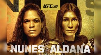 Ultimate divulga pôster oficial do UFC 289, com destaque para Amanda x Aldana e Do Bronx x Dariush