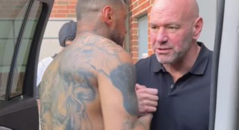 VÍDEO: Dana White consola veterano duramente nocauteado no UFC Charlotte; confira o diálogo