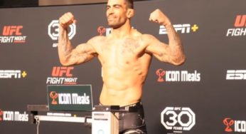 Brasileiros batem peso e confirmam lutas no UFC Las Vegas 74