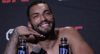 Presente no UFC Jacksonville, Blindado manda recado para rival e comemora fase positiva na carreira