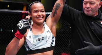 Em duelo brazuca, Karine Silva dá show e aplica finalização relâmpago em Ketlen Souza no UFC Las Vegas 74