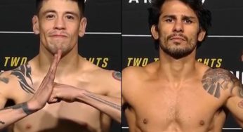 Brandon Moreno e Alexandre Pantoja batem o peso e confirmam luta pelo título no UFC 290