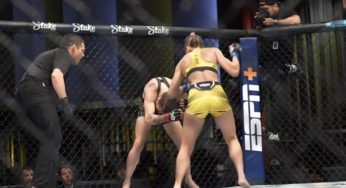 VÍDEO: Assista ao nocaute de Luana Santos sobre Juliana Miller no UFC Las Vegas 78