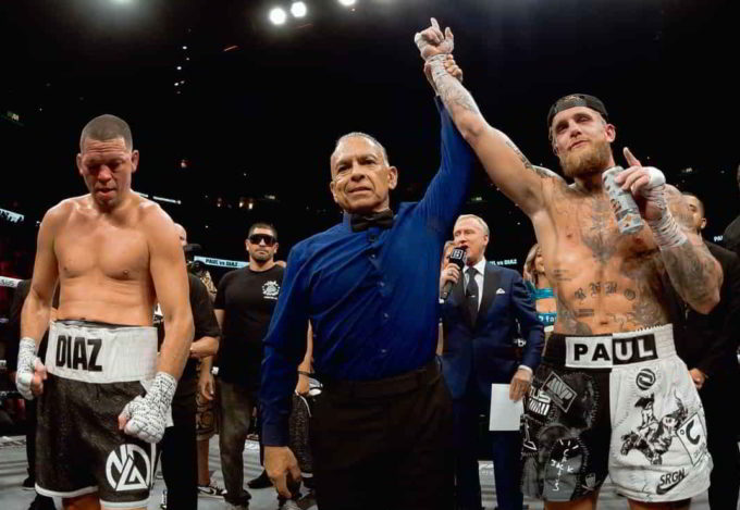 Jake Paul derrotou Nate Diaz em duelo de boxe (Foto: Instagram/JakePaul)