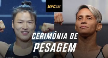 VÍDEO: Assista à pesagem cerimonial e encaradas para o UFC 292, evento que antecede disputa histórica de Amanda Lemos