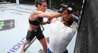 IMAGEM FORTE: Vítima de Marina Rodriguez exibe e rosto após ser surrada por brasileira no UFC Las Vegas 79