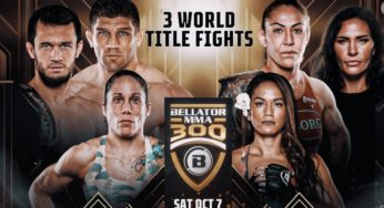 No embalo do Bellator 300, relembre outros eventos que contaram com três disputas de cinturão no mesmo card