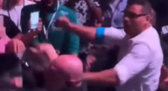 Vídeo: Borrachinha reage a agressão e se envolve em briga na plateia do UFC 294