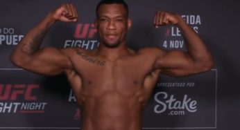 Jailton Malhadinho fica 13kg mais leve do que Derrick Lewis e confirma luta principal do UFC São Paulo