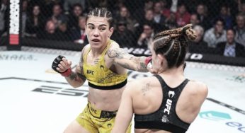 De volta ao caminho das vitórias, Jéssica Bate-Estaca comemora nocaute no UFC 295: ‘Alívio’