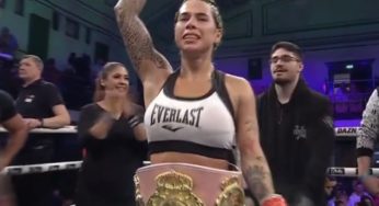 Brasileira Jully Poca mantém invencibilidade e conquista cinturão no boxe entre influenciadores