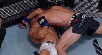 VÍDEO: Árbitro erra, para luta e ‘salva’ derrota de Nikolas Motta no UFC Las Vegas 82