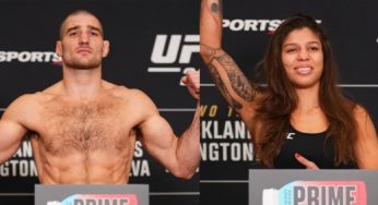 Sean Strickland e Mayra Sheetara batem peso e confirmam disputas de cinturão no UFC 297