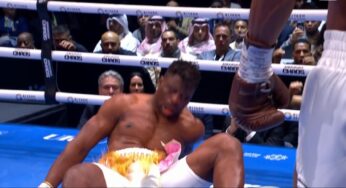 Video: Assista o nocaute brutal de Anthony Joshua sobre Francis Ngannou