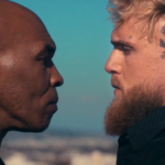 VÍDEO: Veja como foi a primeira encarada entre Mike Tyson e Jake Paul no boxe. Foto: Reprodução/Twitter/@netflix