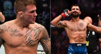 Ex-campeão interino, Dustin Poirier promete nocautear Benoit Saint-Denis no UFC 299