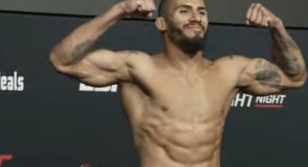 Vitor Petrino bate peso com tranquilidade e confirma luta co-principal do UFC Las Vegas 87