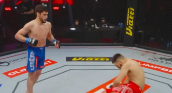 VÍDEO: Lutador emula nocaute de campeão do UFC e conquista desfecho brutal em evento russo