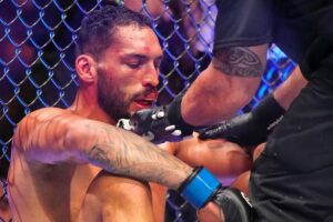 Bruno Blindado em derrota no UFC. Foto: Reprodução/Instagram/@brunoblindado