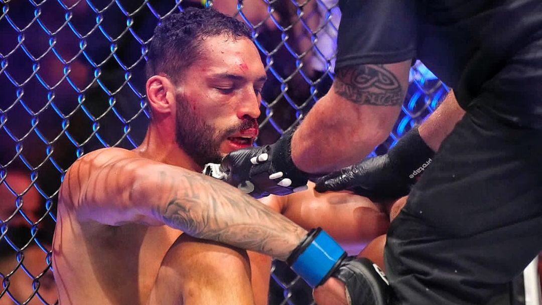 Bruno Blindado em derrota no UFC. Foto: Reprodução/Instagram/@brunoblindado