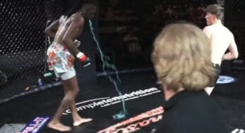 VÍDEO: O que foi aquilo? Lutador de MMA vomita líquido azul e perde luta