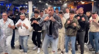 VÍDEO: Fãs reproduzem coreografia icônica de Alex Poatan e homenageiam campeão do UFC